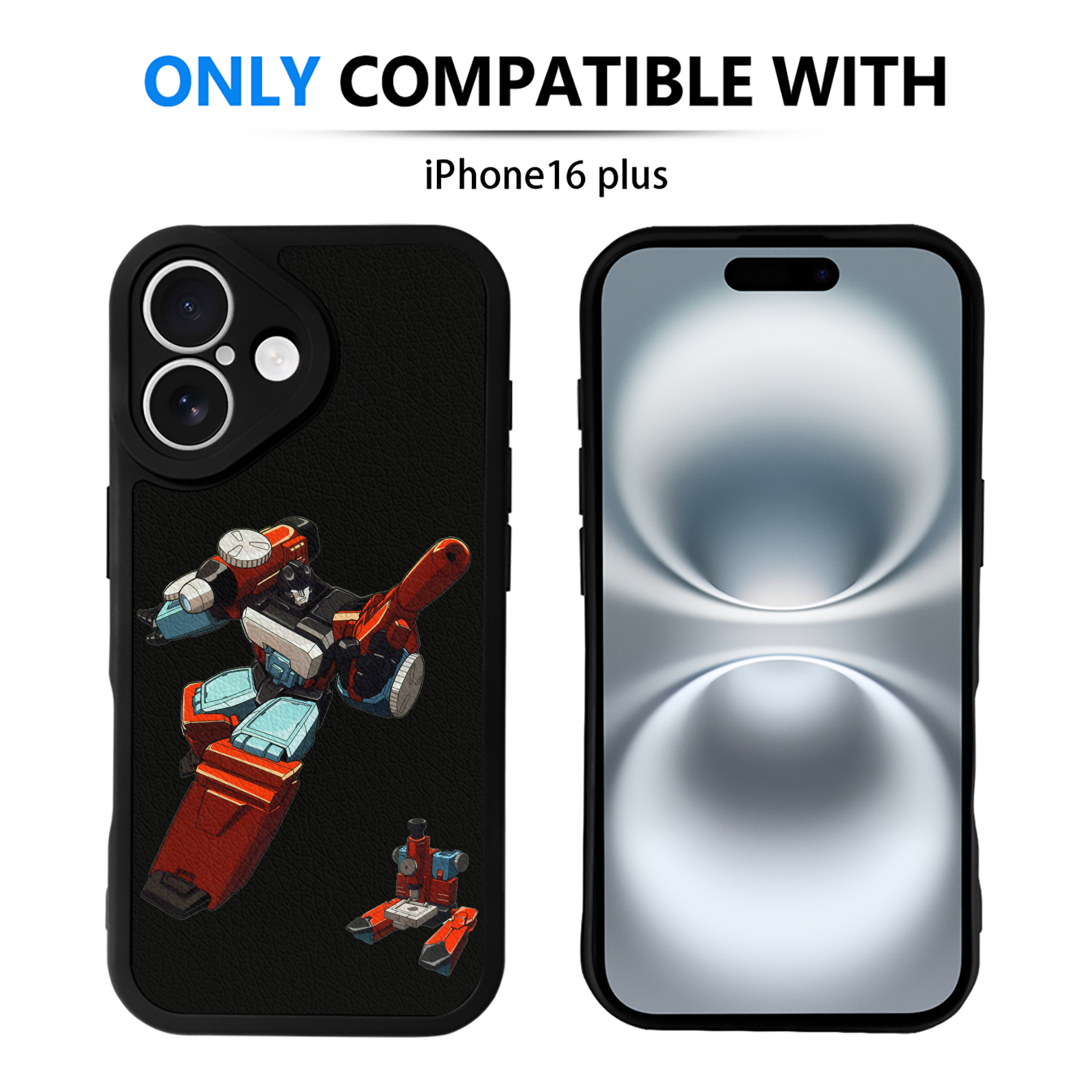 （画像用）  【iPhone 16シリーズ対応】シリコンスマホケース（レザー調） 材質：シリコン